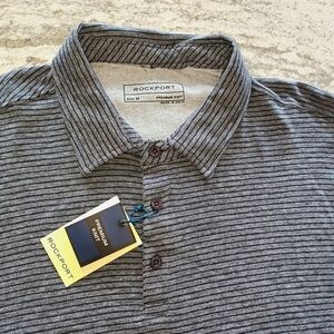Rockport Men's Premium Knit Polo Shirt Classic Style New Size Medium